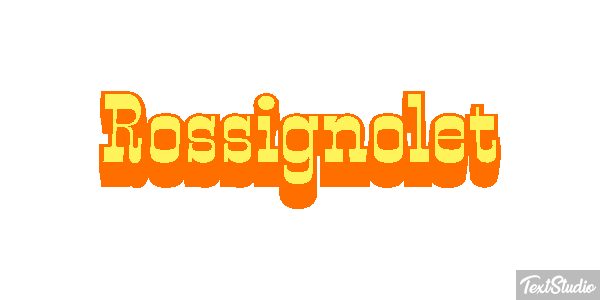 Rossignolet Efekt tekstowy