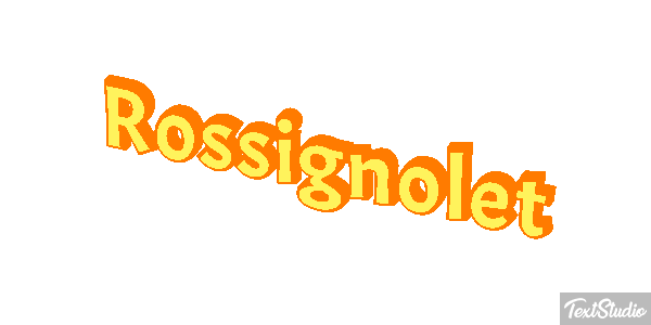 Rossignolet Efekt tekstowy