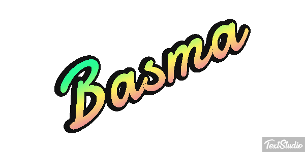 Basma Effetto testo