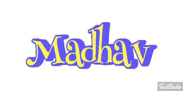 Madhav Tekst effect