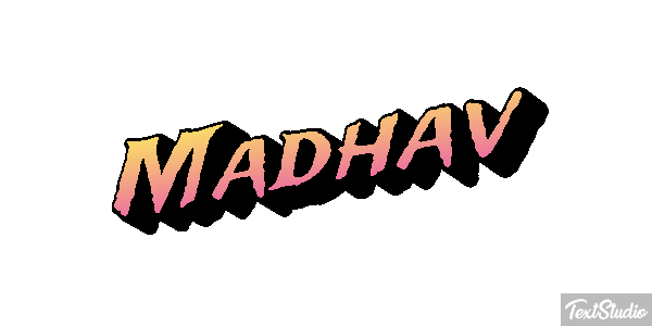 Madhav Tekst effect