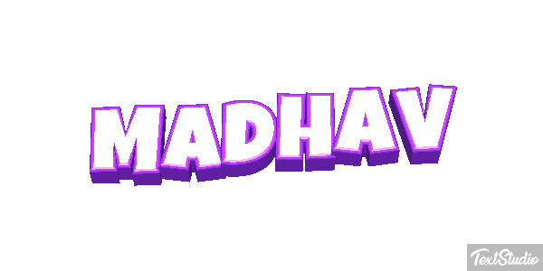 Madhav Tekst effect