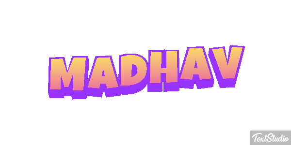Madhav Tekst effect