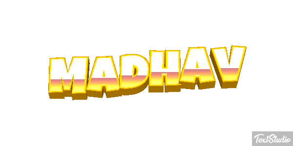 Madhav Tekst effect