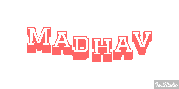 Madhav Tekst effect
