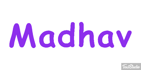 Madhav Tekst effect