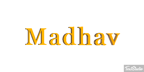 Madhav Tekst effect
