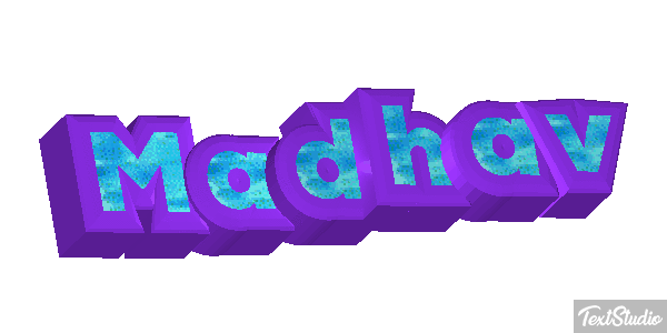 Madhav Tekst effect