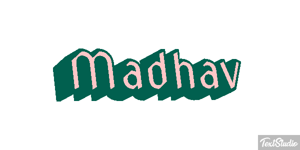 Madhav Tekst effect