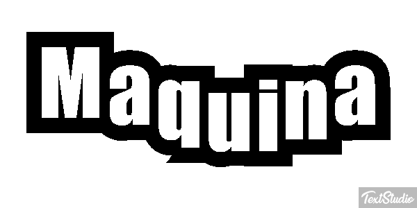 Máquina Efeito do texto