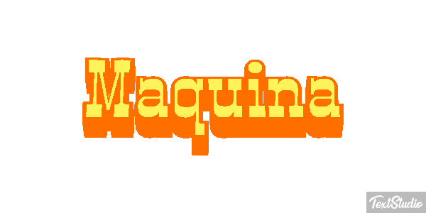 Máquina Efeito do texto