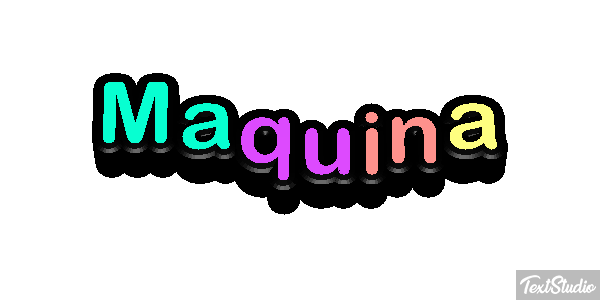 Máquina Efeito do texto