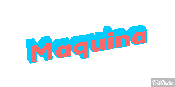 Máquina Efeito do texto