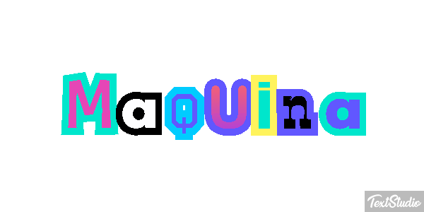 Máquina Efeito do texto