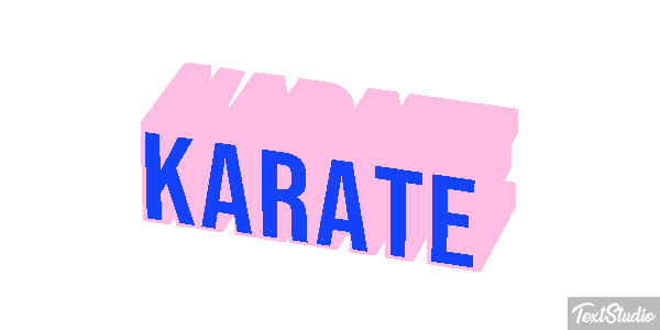 Karaté Effet de texte