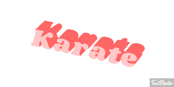 Karaté Effet de texte