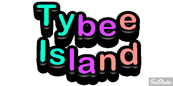 Tybee Island Efekt tekstowy