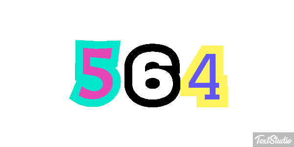 564 Текстовый эффект