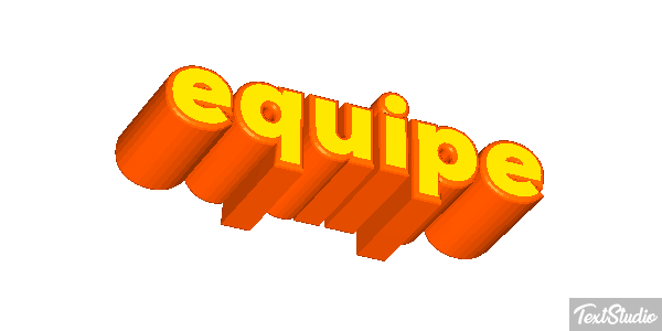 équipe Effet de texte