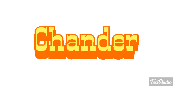 Chander テキスト効果