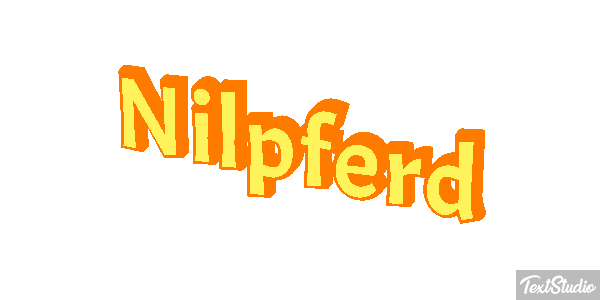 Nilpferd Tekst effect