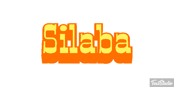 Sílaba Efeito do texto