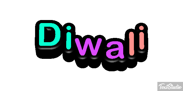 Diwali Effet de texte