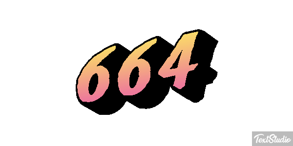 664 Efekt tekstowy