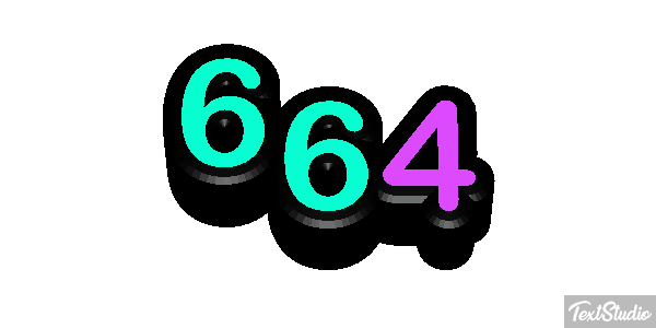 664 Efekt tekstowy