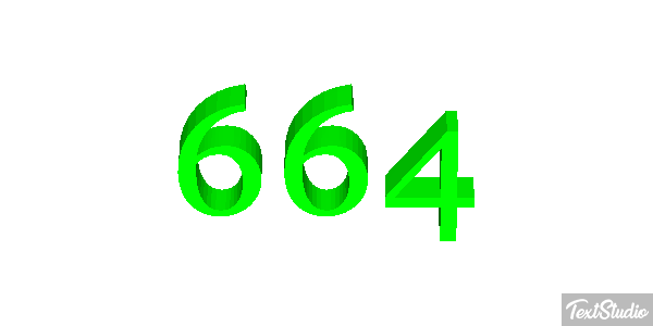 664 Efekt tekstowy