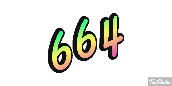 664 Efekt tekstowy
