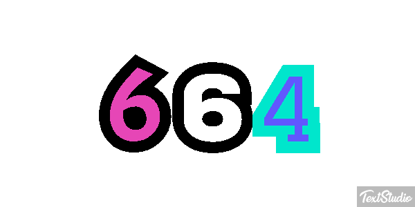 664 Efekt tekstowy