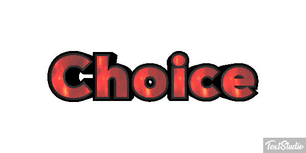 Choice Efecto de texto