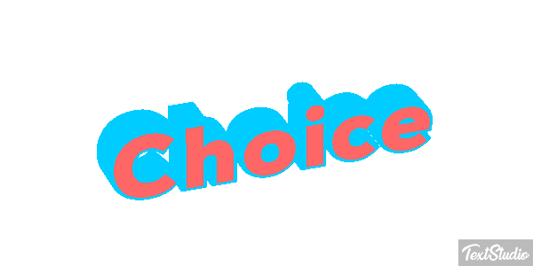 Choice Efecto de texto