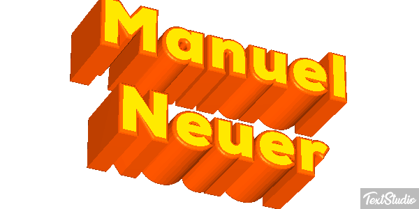 Manuel Neuer Effet de texte