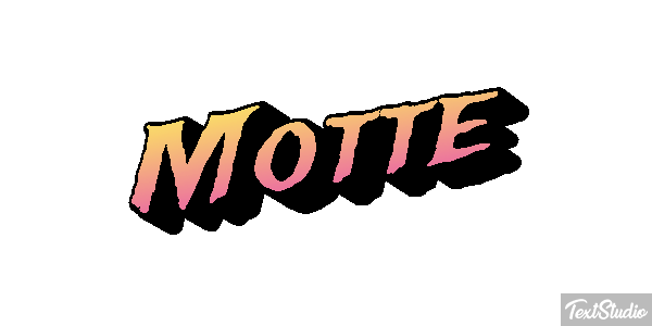 Motte Texteffekt