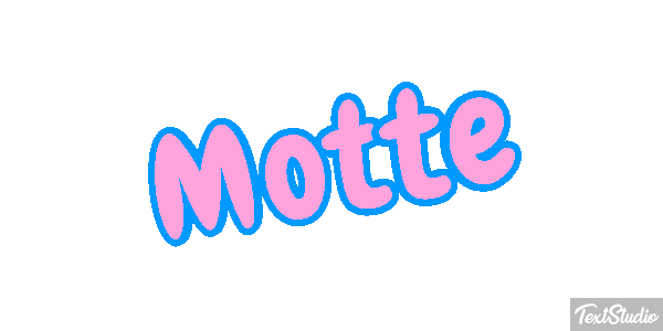 Motte Texteffekt