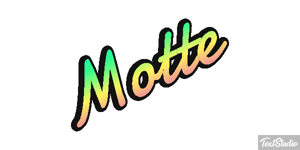 Motte Texteffekt