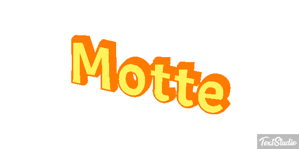 Motte Texteffekt