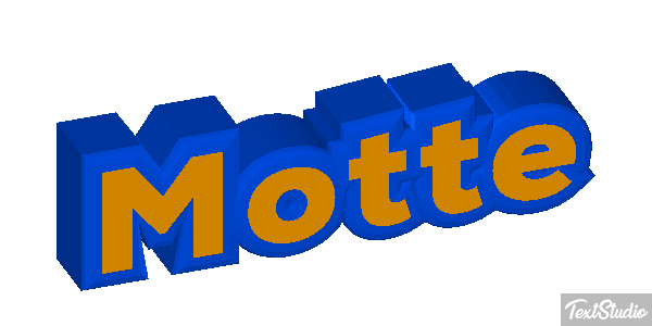 Motte Texteffekt
