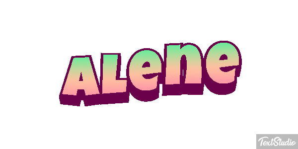Alene Text effect