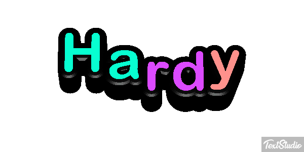Hardy Efekt tekstowy