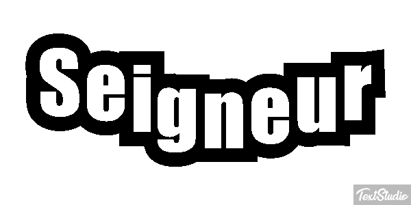 Seigneur Efekt tekstowy