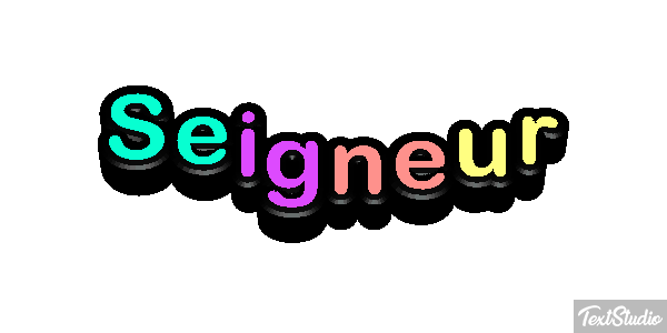 Seigneur Efekt tekstowy