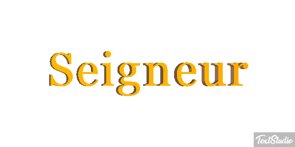 Seigneur Efekt tekstowy