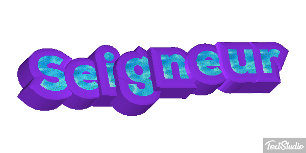 Seigneur Efekt tekstowy