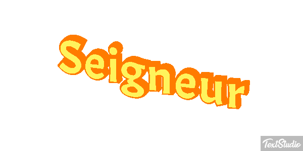 Seigneur Efekt tekstowy