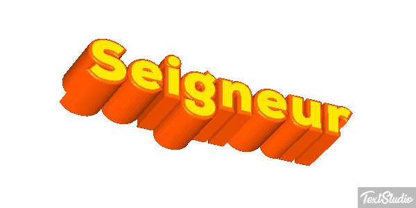 Seigneur Efekt tekstowy