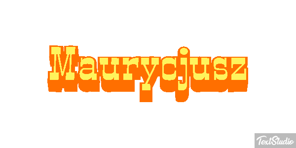 Maurycjusz Efekt tekstowy