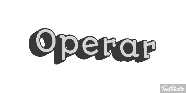 Operar Efeito do texto